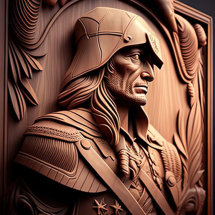 3D модель St Assassins Creed III Тирания короля Вашингтона Інф (STL)
